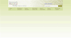 Desktop Screenshot of greenwichhistory.org